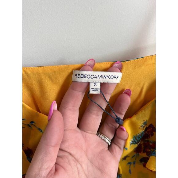 NWT Rebecca Minkoff Marla Tiered Ruffle Floral Print Mini Dress Women's Sz Small - Picture 10 of 12